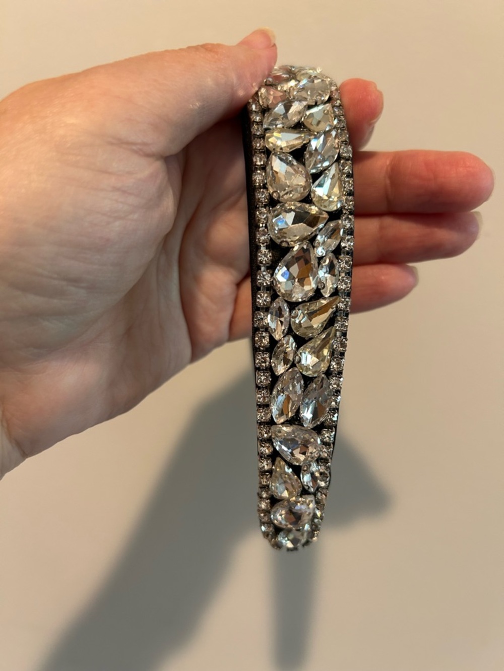 Crystal Embellished Headband - Picture 2 of 5